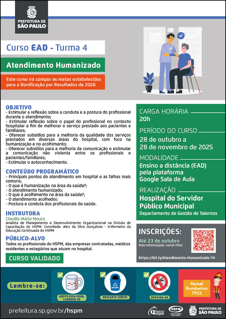 Descrição da programação do evento