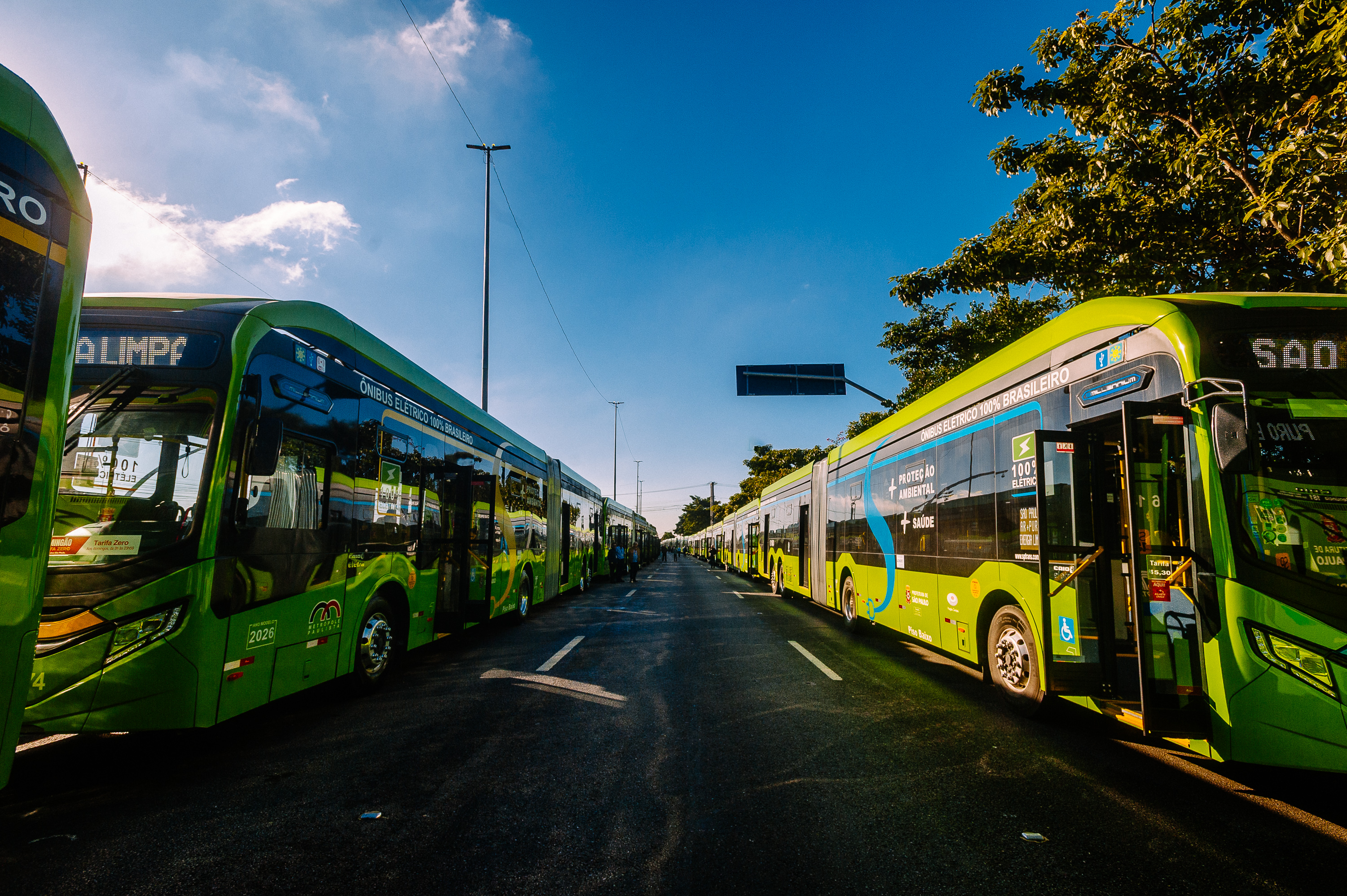 Prefeitura amplia maior frota sustentável do país com entrega de mais 500 novos ônibus elétricos