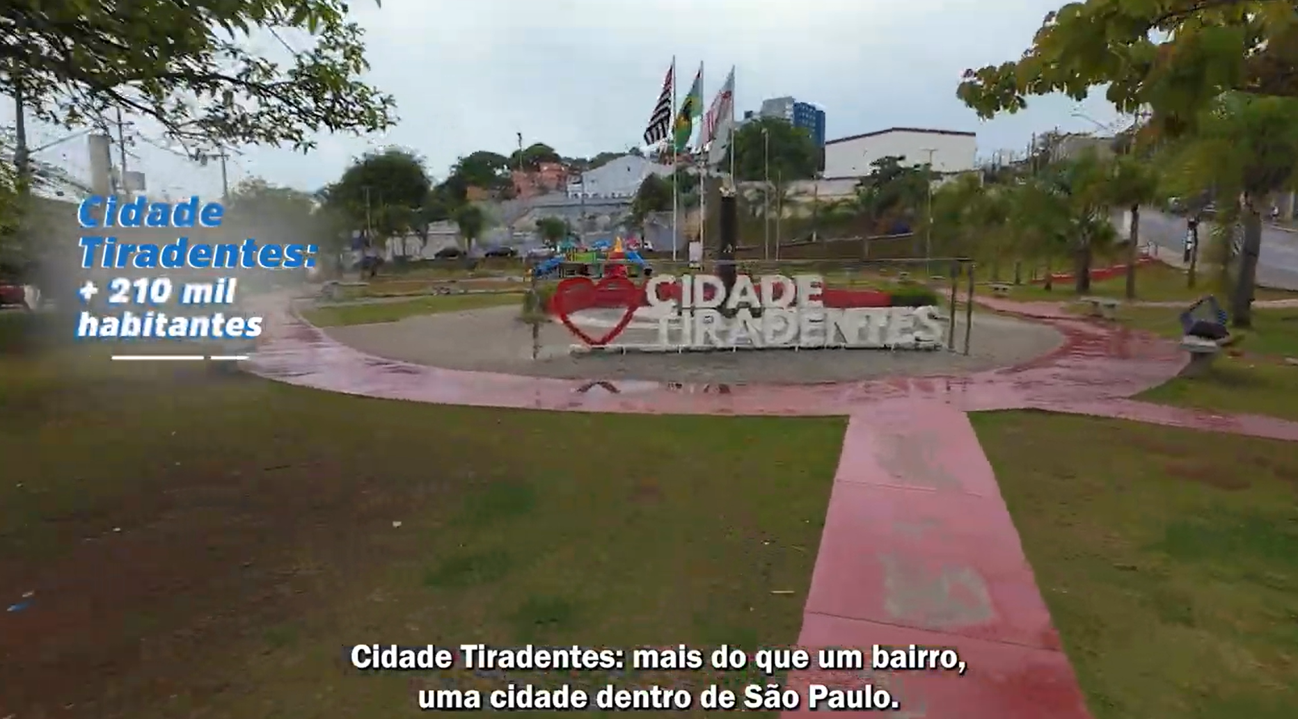 Letreiro da Cidade Tiradentes