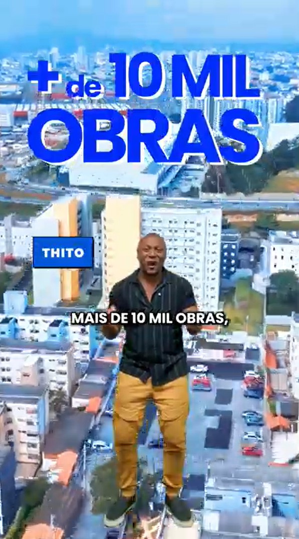 Mais de 10 mil obras por toda a cidade