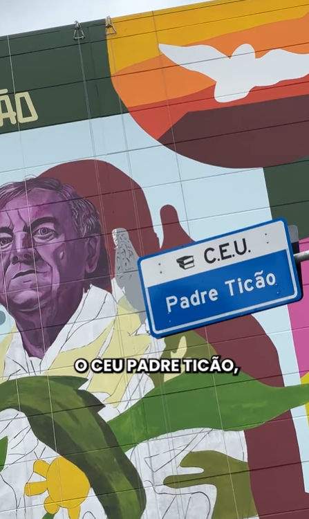 Fachada do CEU Padre Ticão