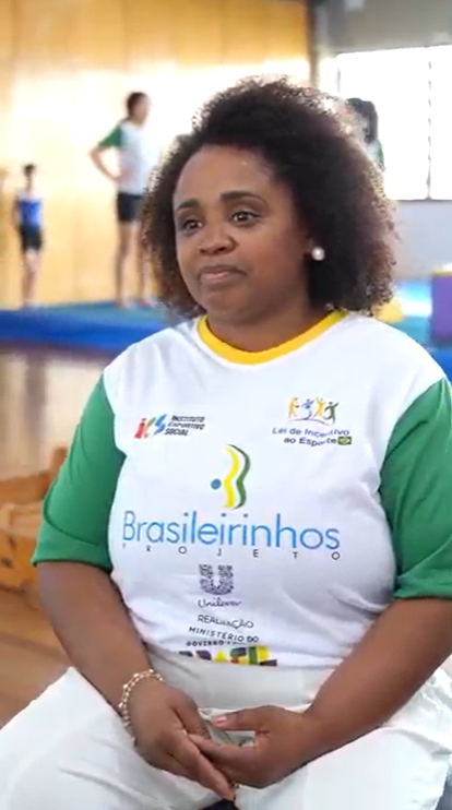 Daiane dos Santos fala sobre o Projeto Brasileirinhos