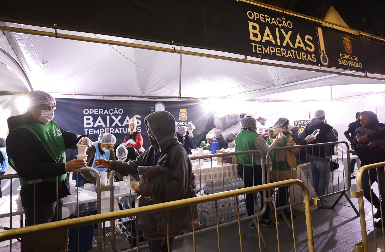 Prefeitura ativa tendas da Operação Baixas Temperaturas neste domingo (10)