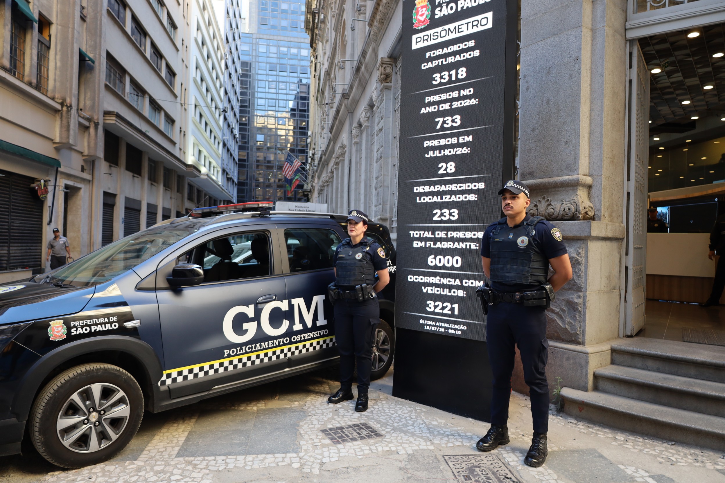 Smart Sampa auxilia GCM em 6 mil prisões em flagrante na cidade de São Paulo
