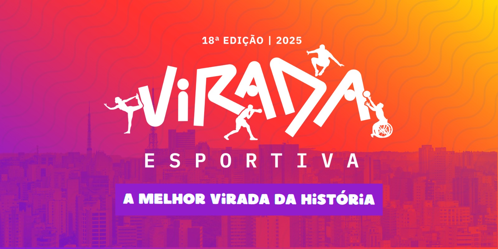 A imagem é um pôster colorido e vibrante para a
