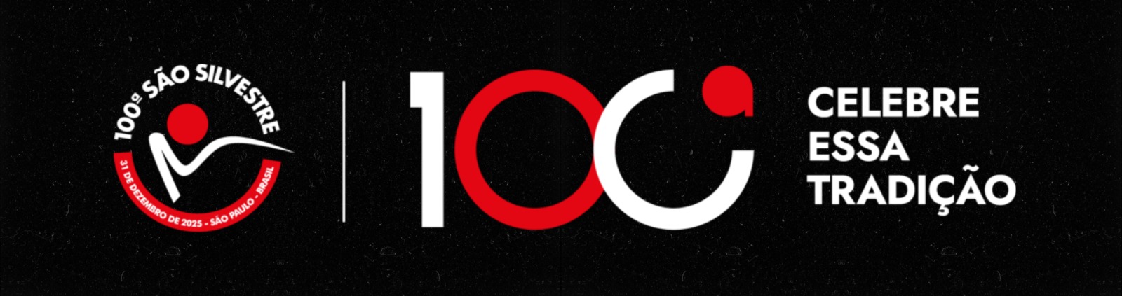 Na imagem, arte da Centésima edição da São Silvestre. 