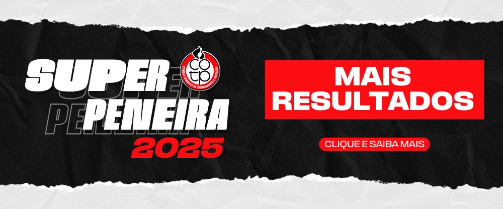 Na imagem, arte de divulgação dos resultados da Super Peneira 2025