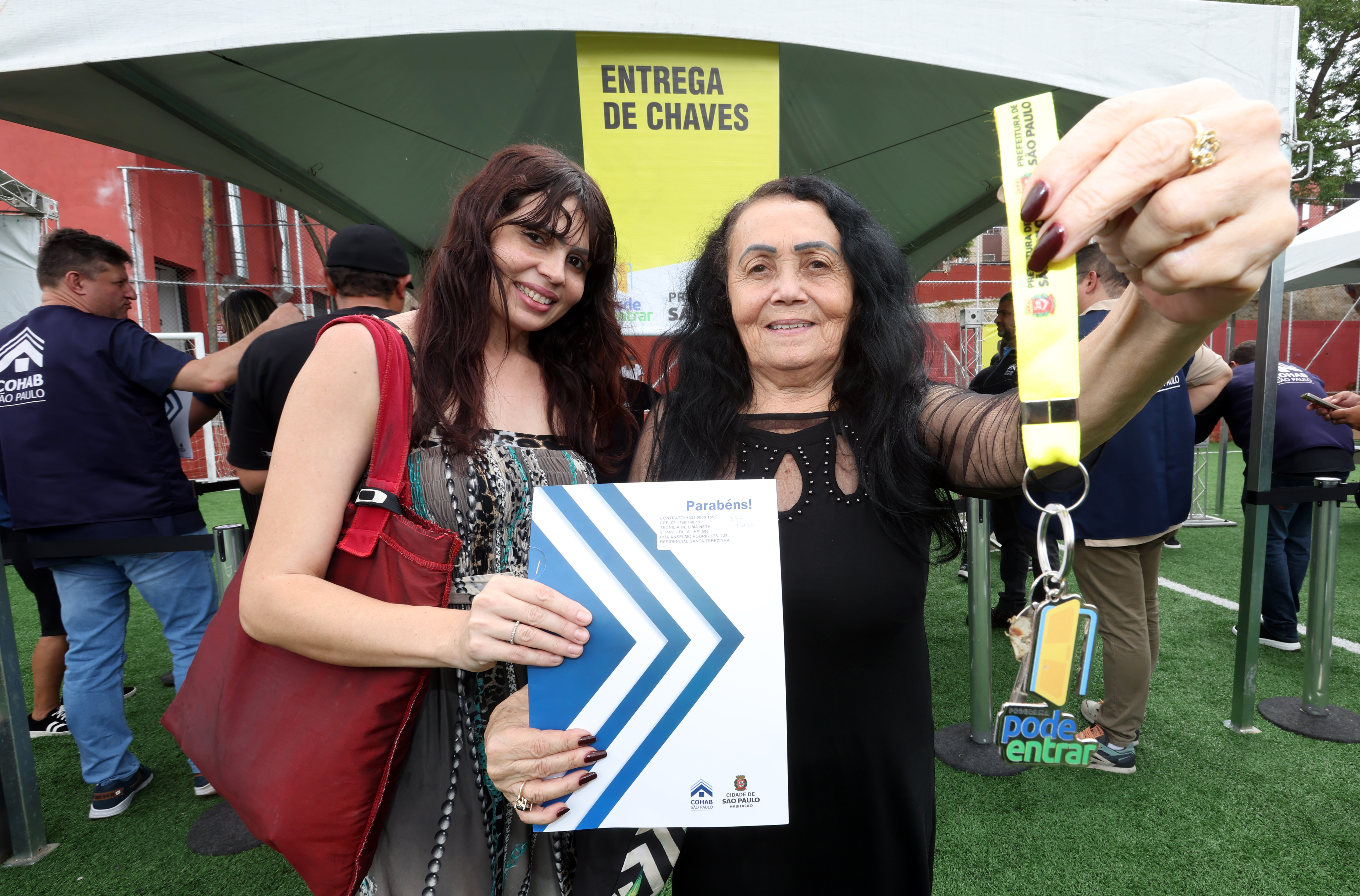 O Residencial, localizado em Itaquera, possui um centro comunitário. Foto: JFDiorio/Secom