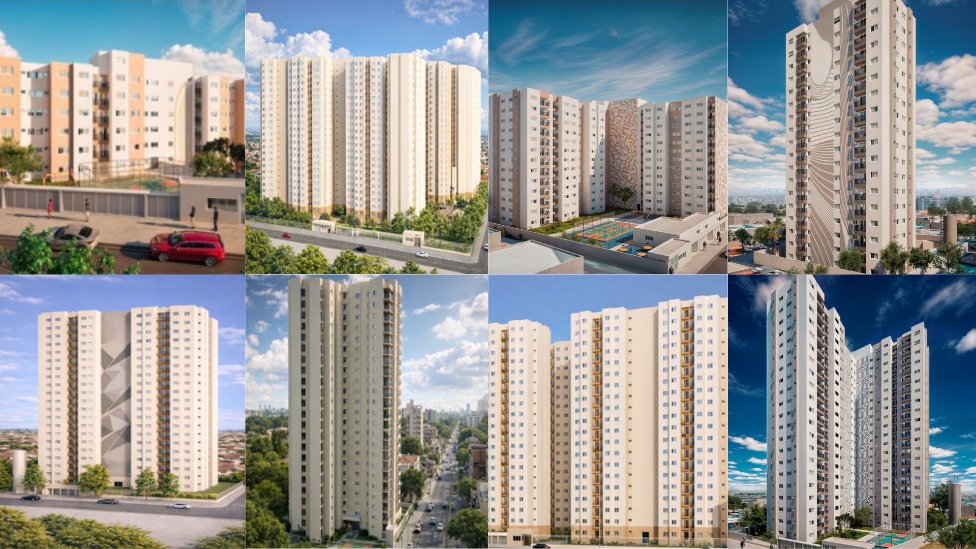 Projetos dos empreendimentos da Operação Urbana Água Espraiada