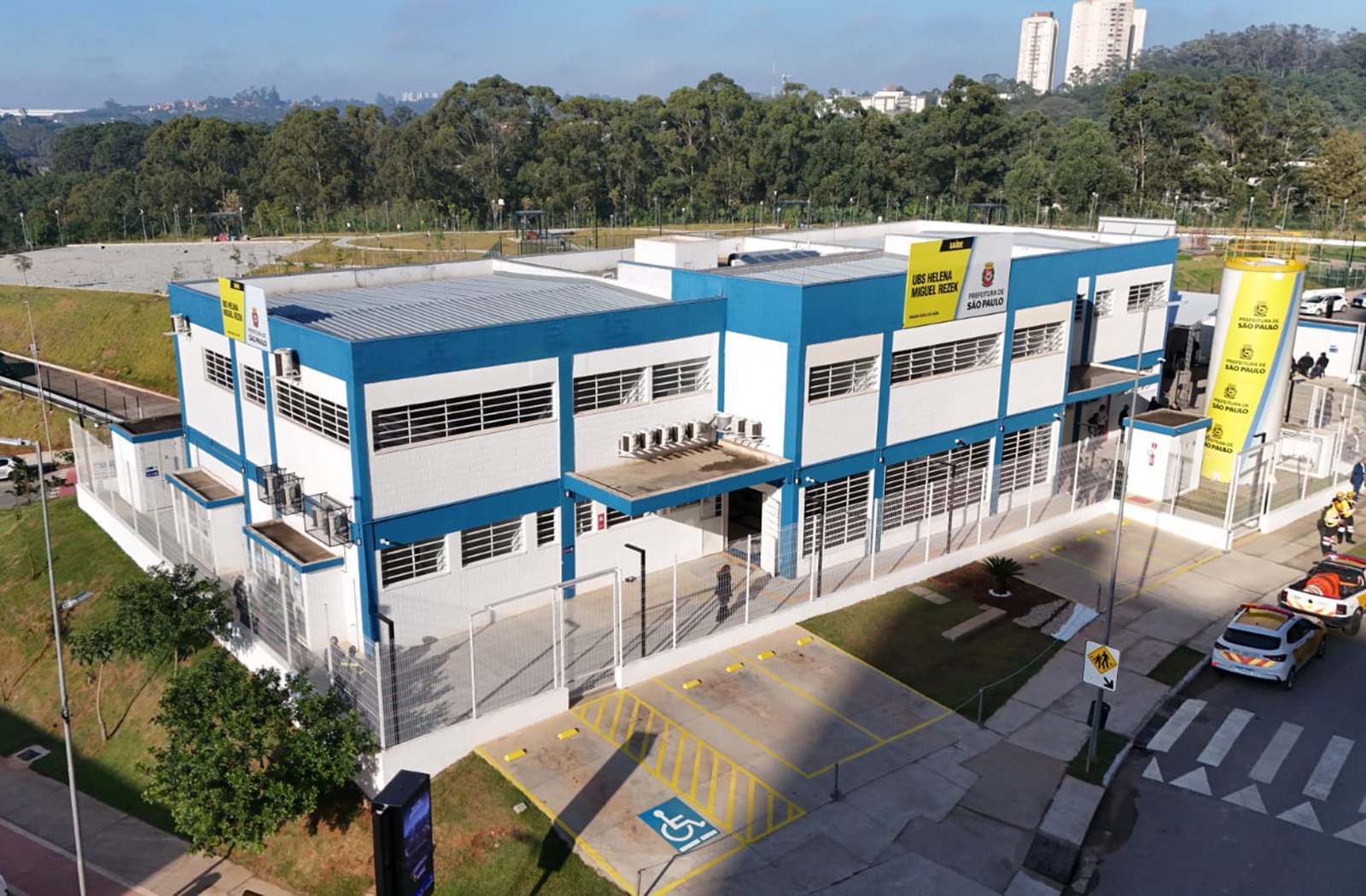Vista aérea do Conjunto Residencial Major Paladino 