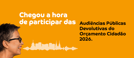 chegou a hora de participar das audiências devolutivas do orçamento cidadão 2026